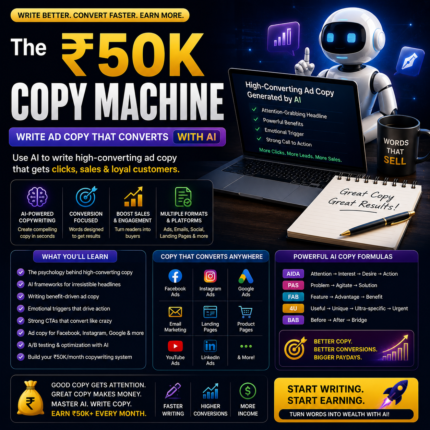 The ₹50K Copy Machine Write Ad Copy That Converts with AI
