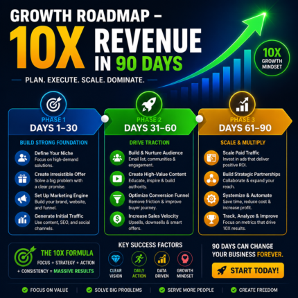 Growth Roadmap – 10X Revenue in 90 Days